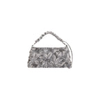 Desigual Borsa Donna Grigio Floreale Cotone Cerniera - AbbiMar