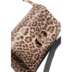 Liu Jo Borsa Donna Nero Leopardata Clip Poliuretano - AbbiMar