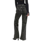 Karl Lagerfeld Jeans Donna Nero Cotone Zip Bottone - AbbiMar