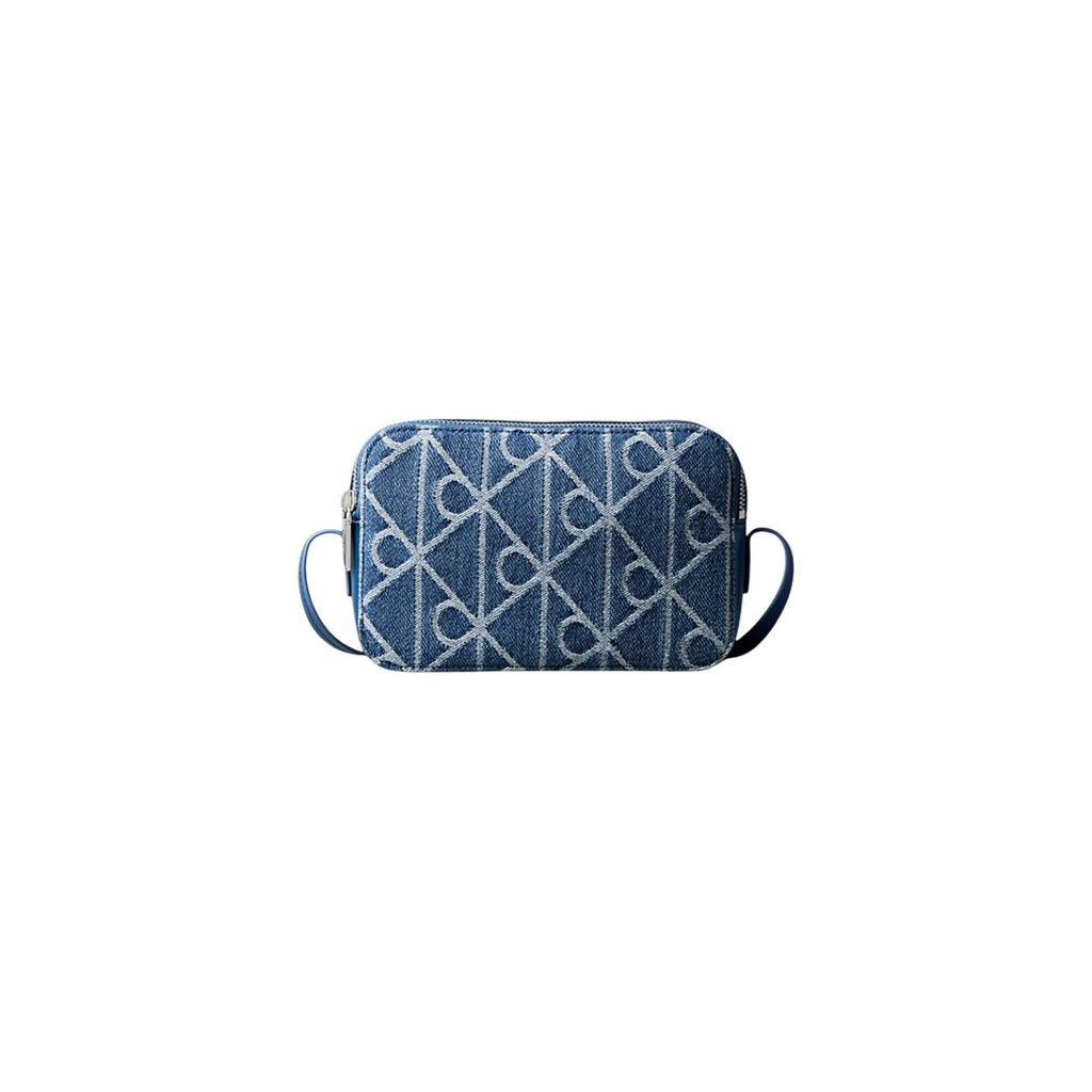 Calvin Klein Borsa Donna Azzurro Cotone Cerniera Mini - AbbiMar