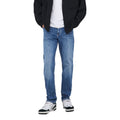 Only & Sons Jeans Uomo Azzurro Cotone Elastan Zip Bottone - AbbiMar