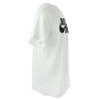 Nike T-Shirt Uomo Bianco Stampa Maniche Corte Cotone - AbbiMar
