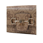 Guess Borsa Donna Beige Stampa Poliuretano Bottoni Flat - AbbiMar