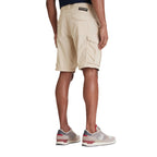 Napapijri Bermuda Uomo Beige Cotone Zip Bottone Tasche - AbbiMar