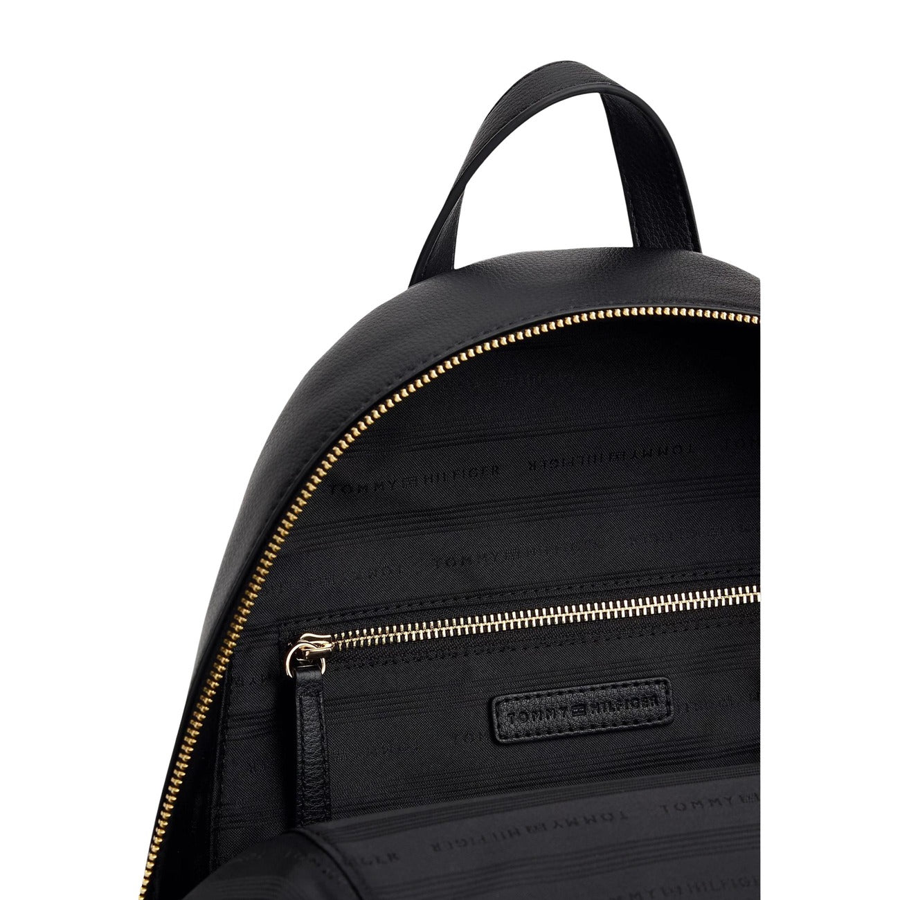 Tommy Hilfiger Borsa Donna Nero Cerniera Poliuretano