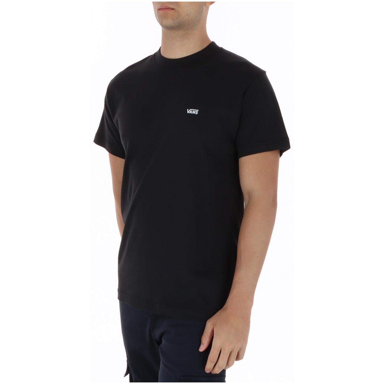 Vans T-Shirt Uomo Nero Cotone Maniche Corte - AbbiMar
