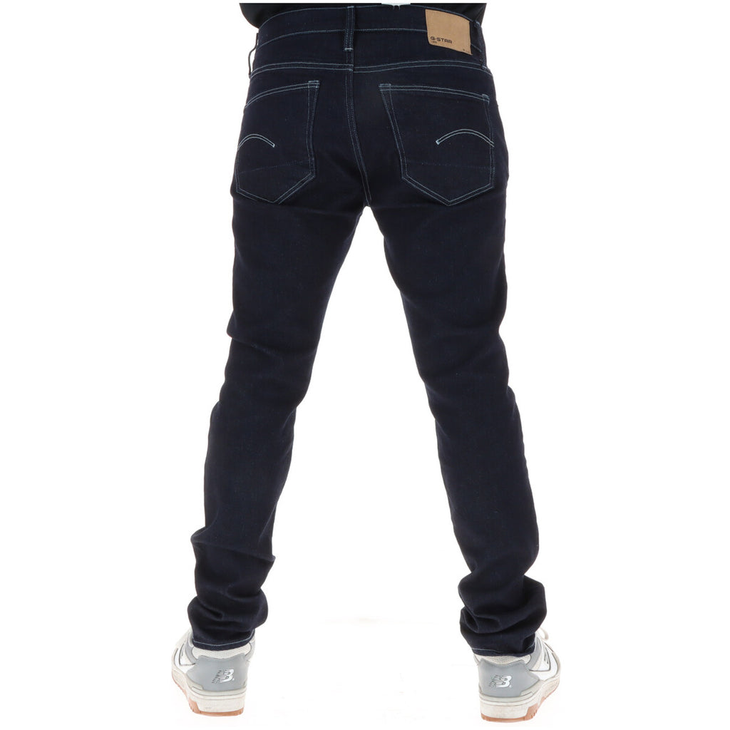 G-Star Jeans Uomo Blu Cotone Organico Elastan Bottoni - AbbiMar