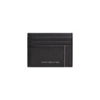 Tommy Hilfiger Portafogli Uomo Nero Pelle Card Holder - AbbiMar