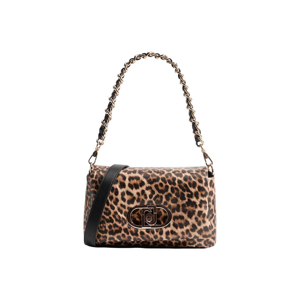 Liu Jo Borsa Donna Nero Leopardata Clip Poliuretano - AbbiMar