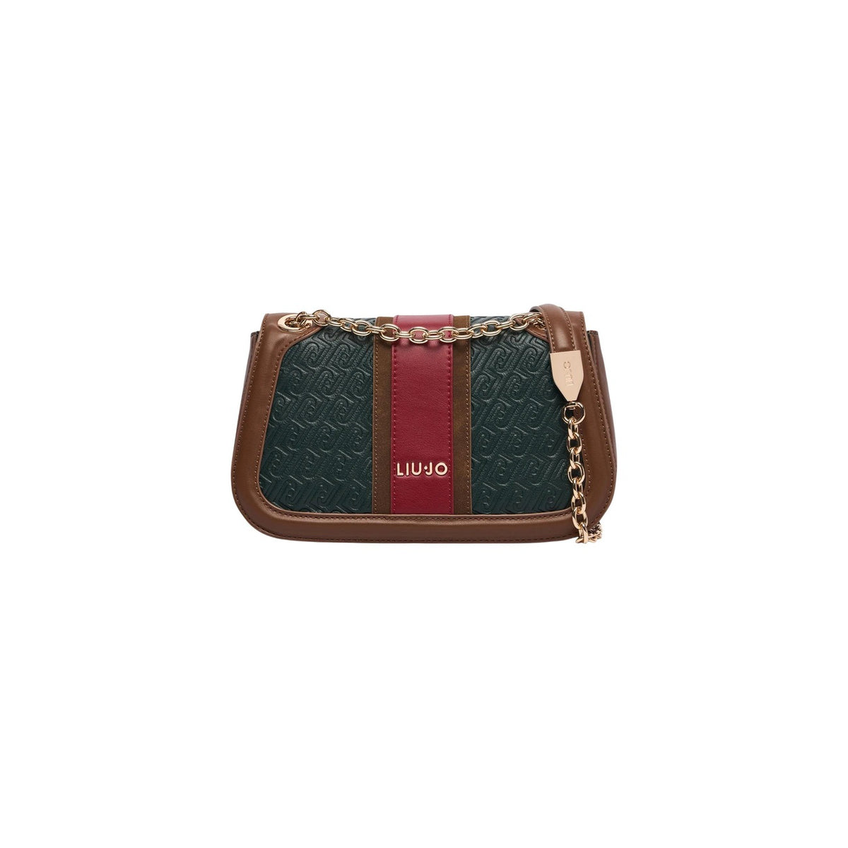 Liu Jo Borsa Donna a Tracolla – Nero, Verde e Marrone Liu Jo