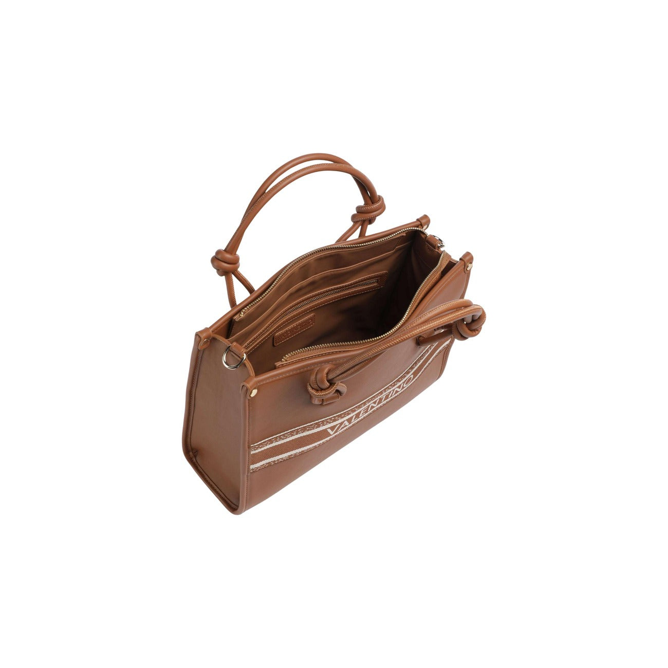 Valentino Bags Borsa Donna Cammello Cerniera Tracolla Poliuretano