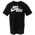 Nike T-Shirt Uomo Nero Stampa Maniche Corte Cotone - AbbiMar