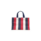 Liu Jo Borsa Donna Blu Righe Cotone Tasca Interna - AbbiMar