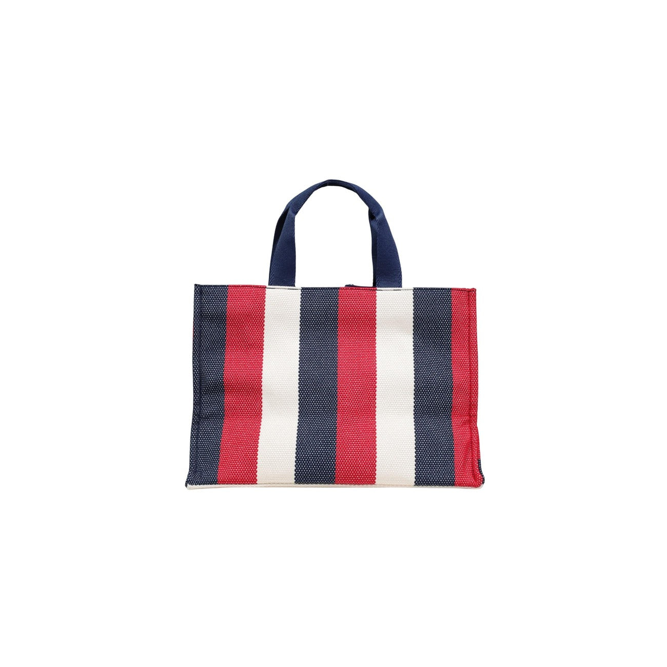 Liu Jo Borsa Donna Blu Righe Cotone Tasca Interna - AbbiMar