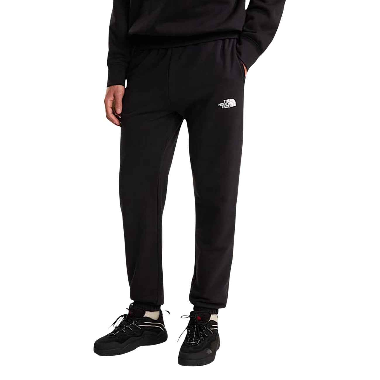 The North Face Pantaloni Uomo Nero Cotone Lacci Tasche - AbbiMar