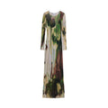 Desigual Abito Donna Verde Colorato Maniche Lunghe - AbbiMar