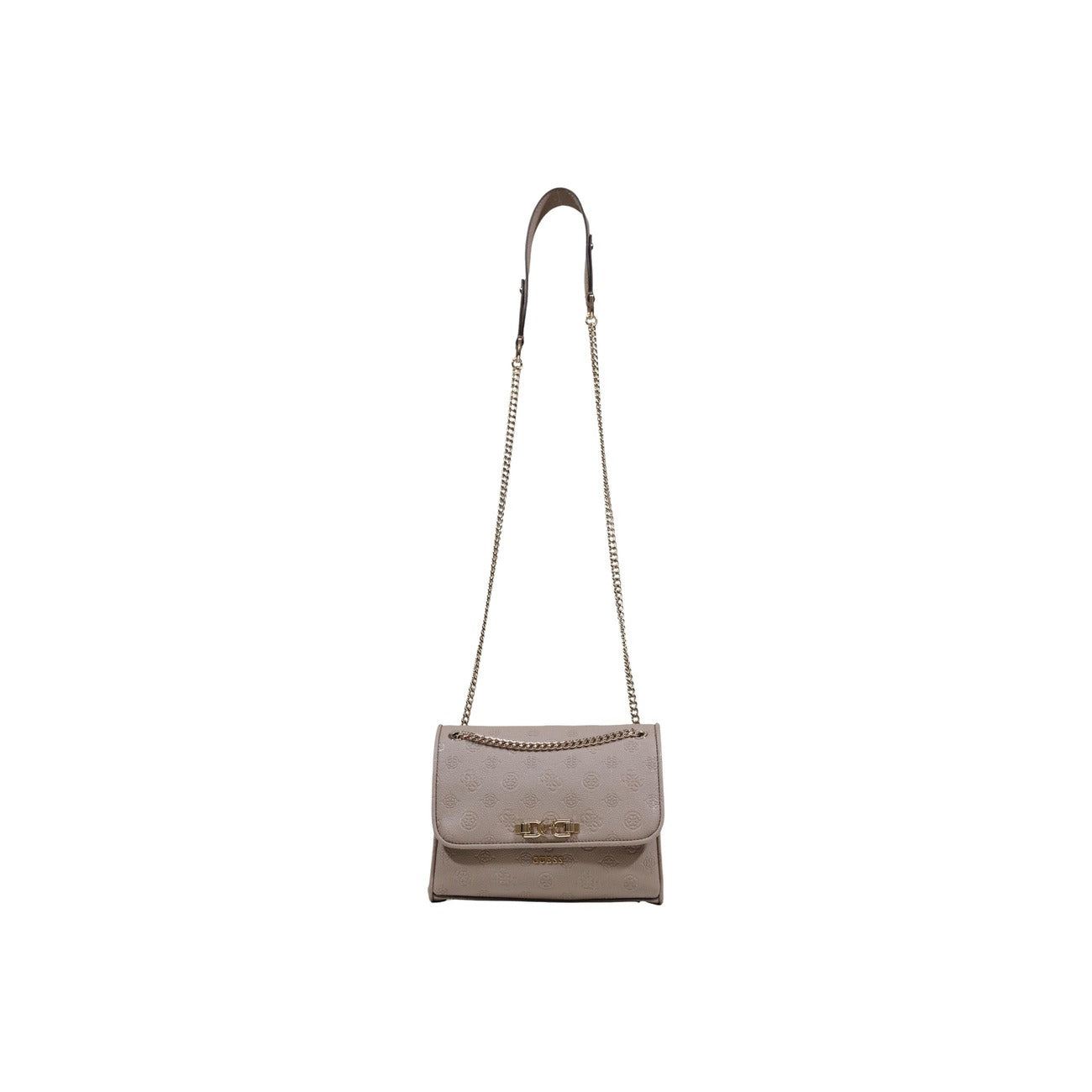 Guess Borsa Donna Marrone Poliuretano Bottoni Tasche - AbbiMar