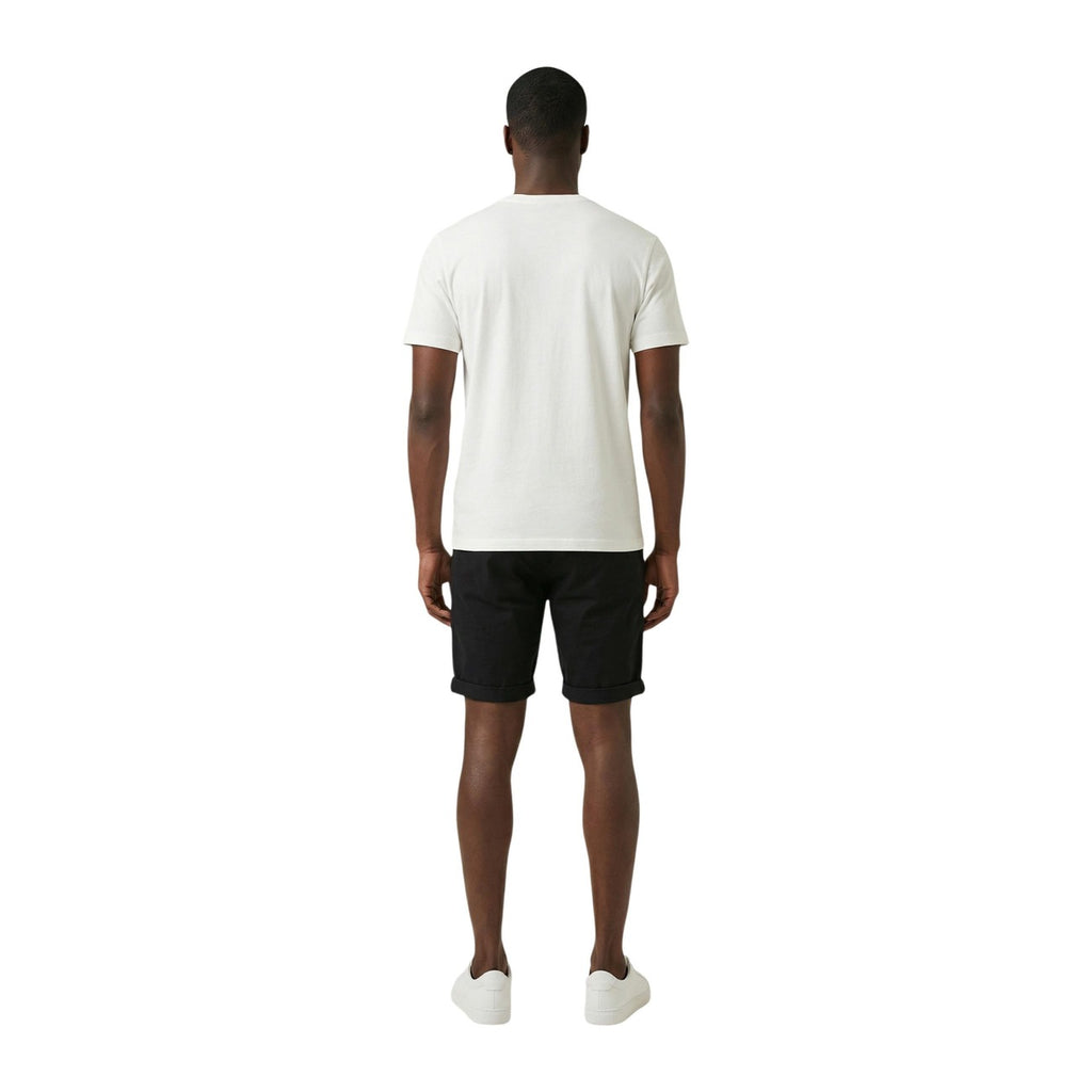 Tommy Hilfiger Jeans Bermuda Uomo Nero Cotone Organico Zip - AbbiMar