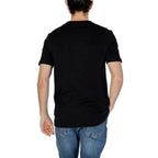Boss T-Shirt Uomo Nero Stampa Maniche Corte Cotone - AbbiMar