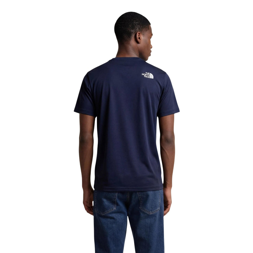 The North Face T-Shirt Uomo Blu Stampa Maniche Corte - AbbiMar