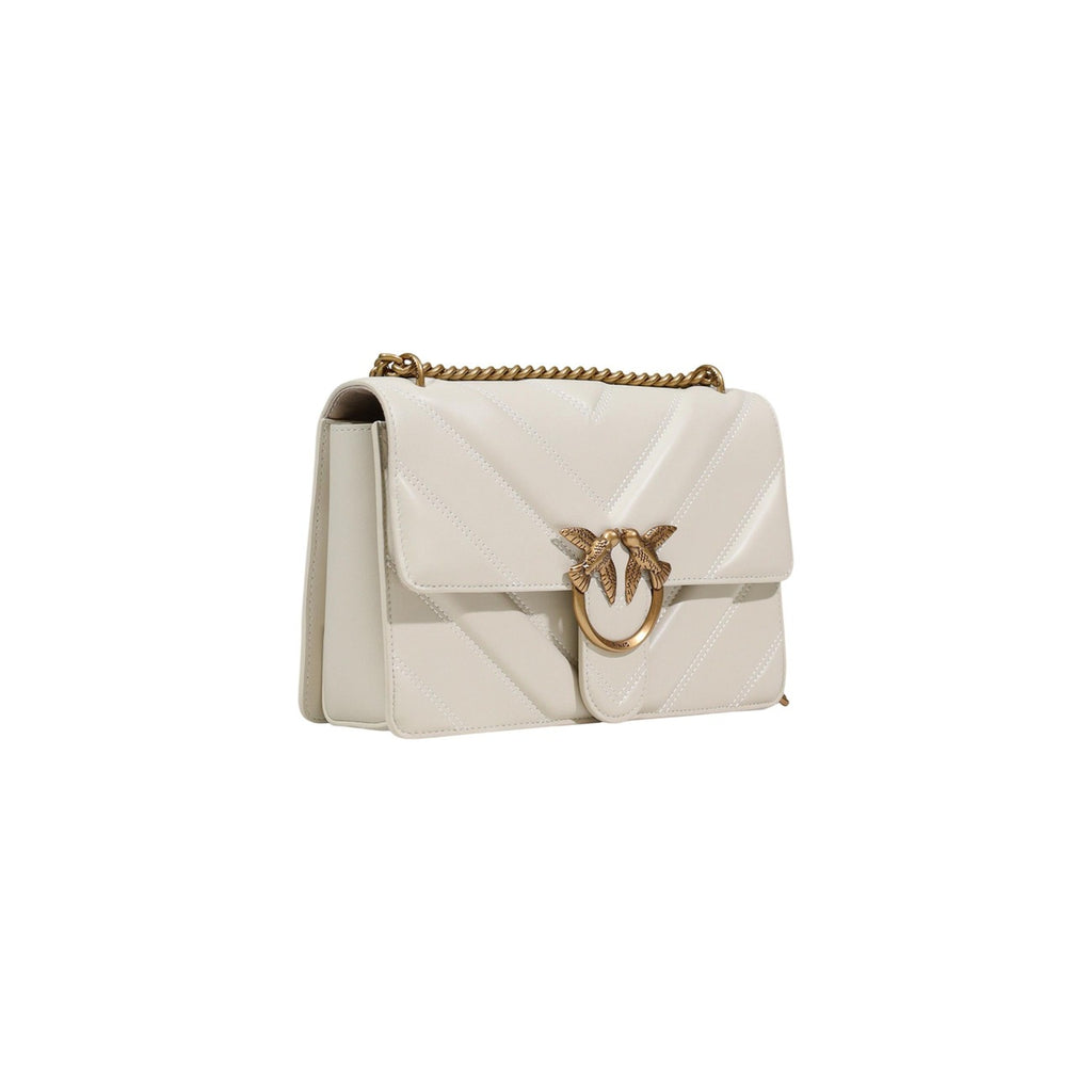 Pinko Borsa Donna Beige Pelle Gancio Tracolla - AbbiMar