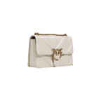 Pinko Borsa Donna Beige Pelle Gancio Tracolla - AbbiMar