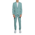Mulish Abito Uomo Verde Zip Bavero Made in Italy - AbbiMar