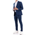 Mulish Abito Uomo Blu Monocromo Bottoni Made in Italy - AbbiMar