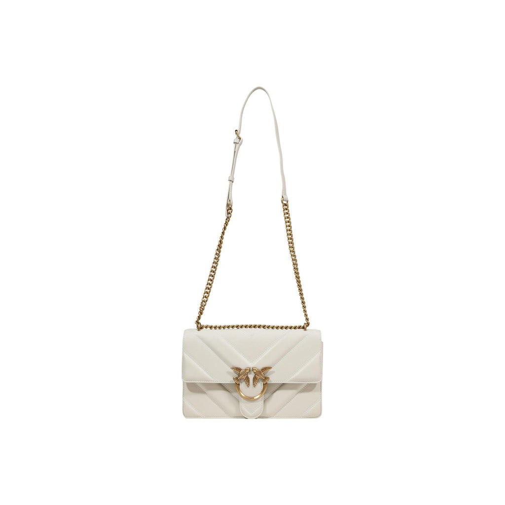 Pinko Borsa Donna Beige Pelle Gancio Tracolla - AbbiMar