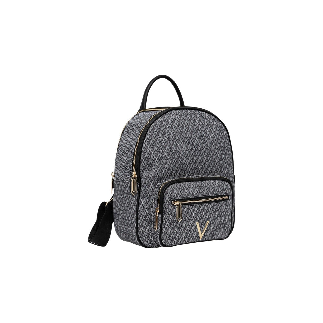 Valentino Bags Borsa Donna Nero Cerniera Tasche Interne Esterne - AbbiMar