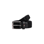 Tommy Hilfiger Cintura Uomo Nero Fibbia Elastan Poliestere - AbbiMar