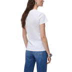 Liu Jo T-Shirt Donna Bianco Cotone Maniche Corte - AbbiMar