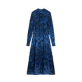 Desigual Abito Donna Blu Stampa Viscosa con Cintura - AbbiMar