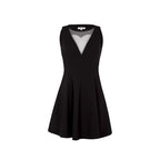 Morgan De Toi Abito Donna Nero Smanicato Scollo Tondo - AbbiMar