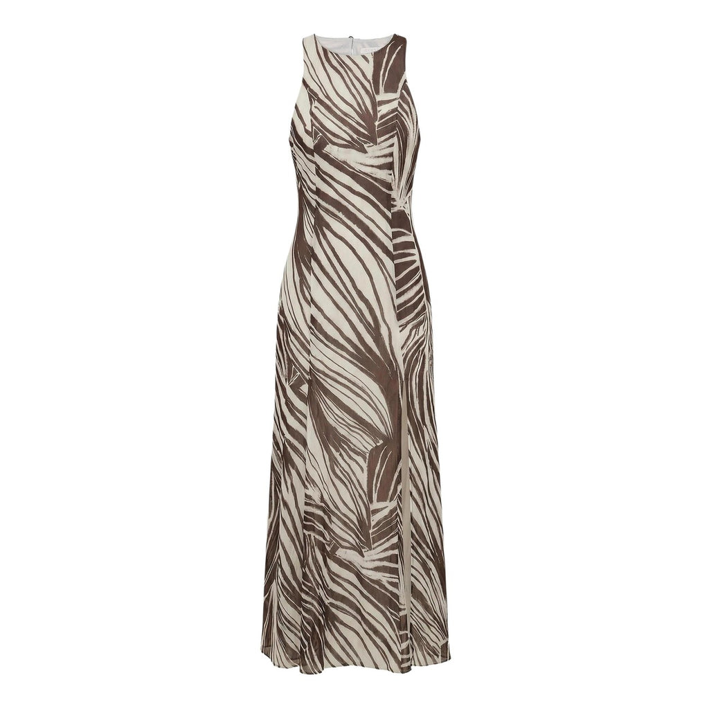 Guess Abito Donna Marrone Stampa Smanicato - AbbiMar