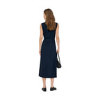 Only Abito Donna Blu Smanicato Lino con Cintura - AbbiMar