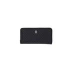 Tommy Hilfiger Portafogli Donna Nero Cerniera Poliuretano - AbbiMar