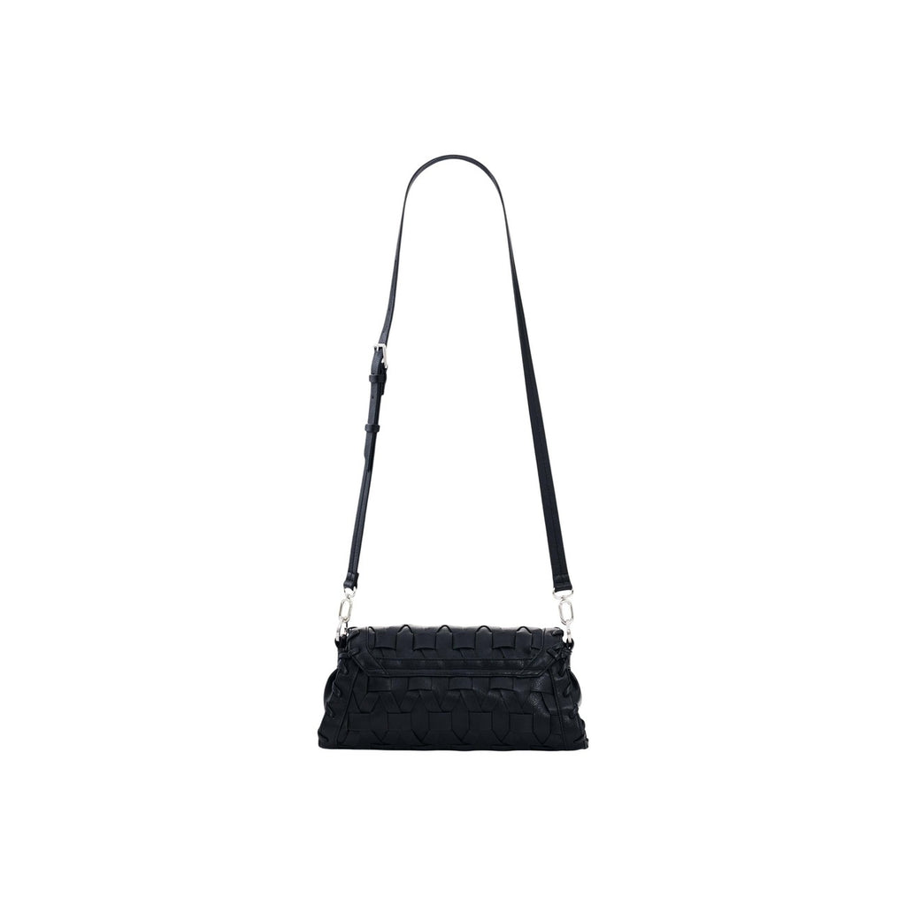 Desigual Borsa Donna Nero Poliestere Bottoni Tracolla - AbbiMar