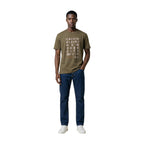 Calvin Klein Jeans T-Shirt Uomo Verde Stampa Maniche Corte - AbbiMar