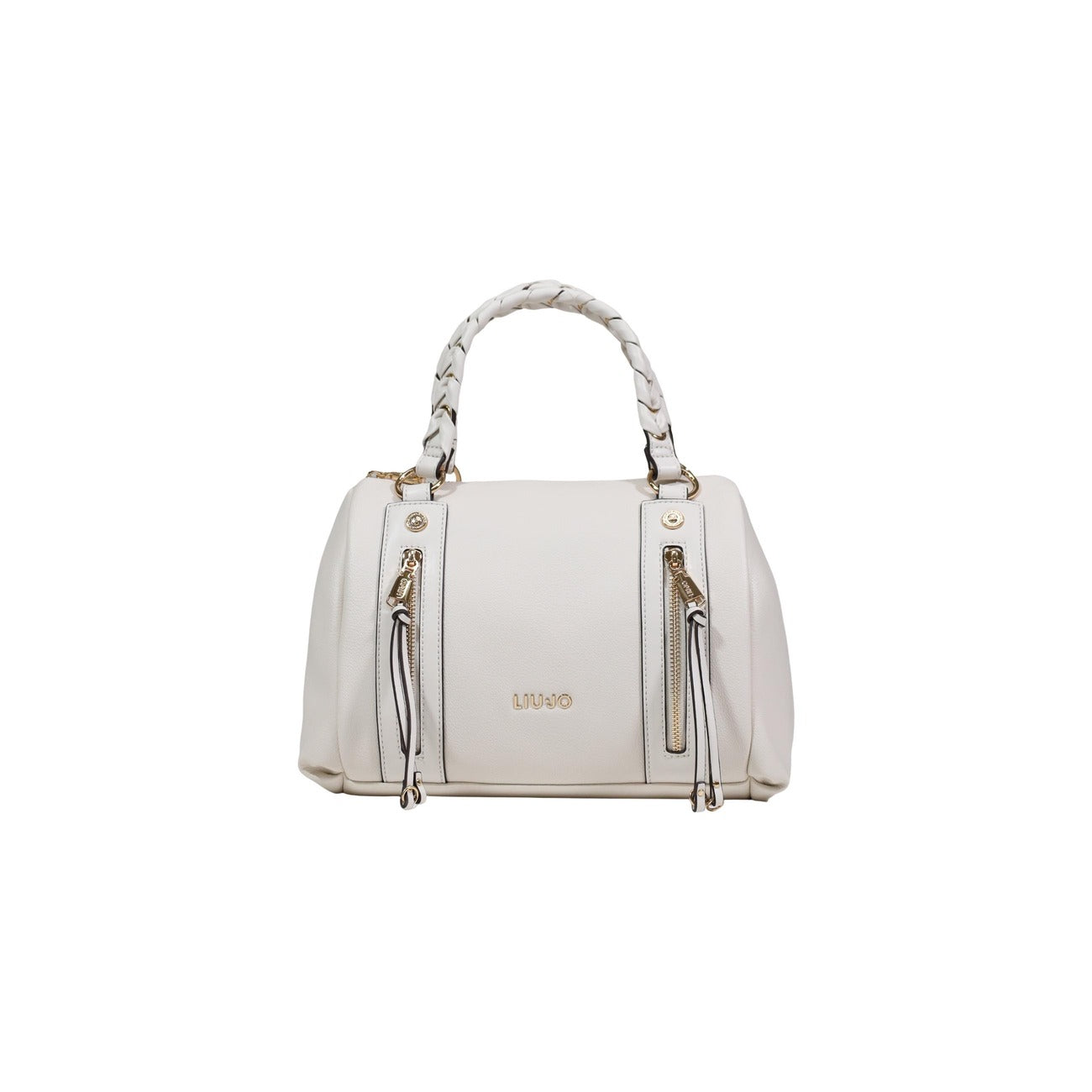 Liu Jo Borsa Donna Beige Poliuretano Cerniera Tasche - AbbiMar