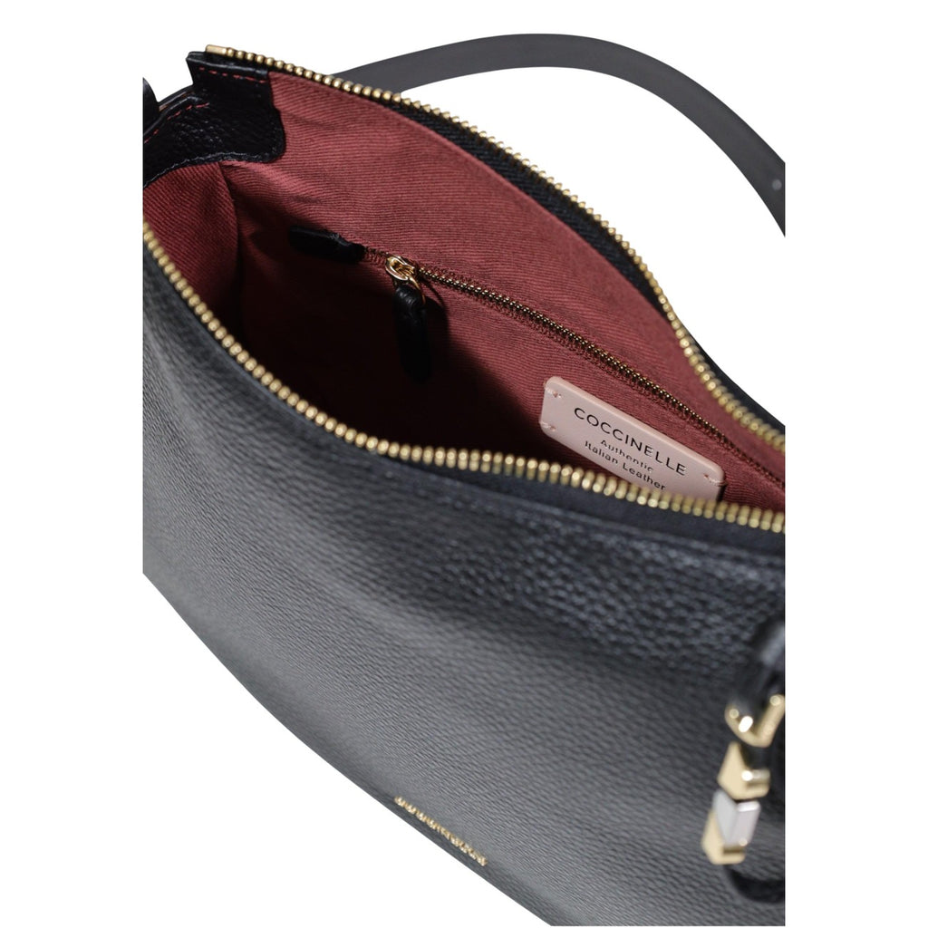 Coccinelle Borsa Donna Nero Pelle Cerniera Borsa a Mano - AbbiMar