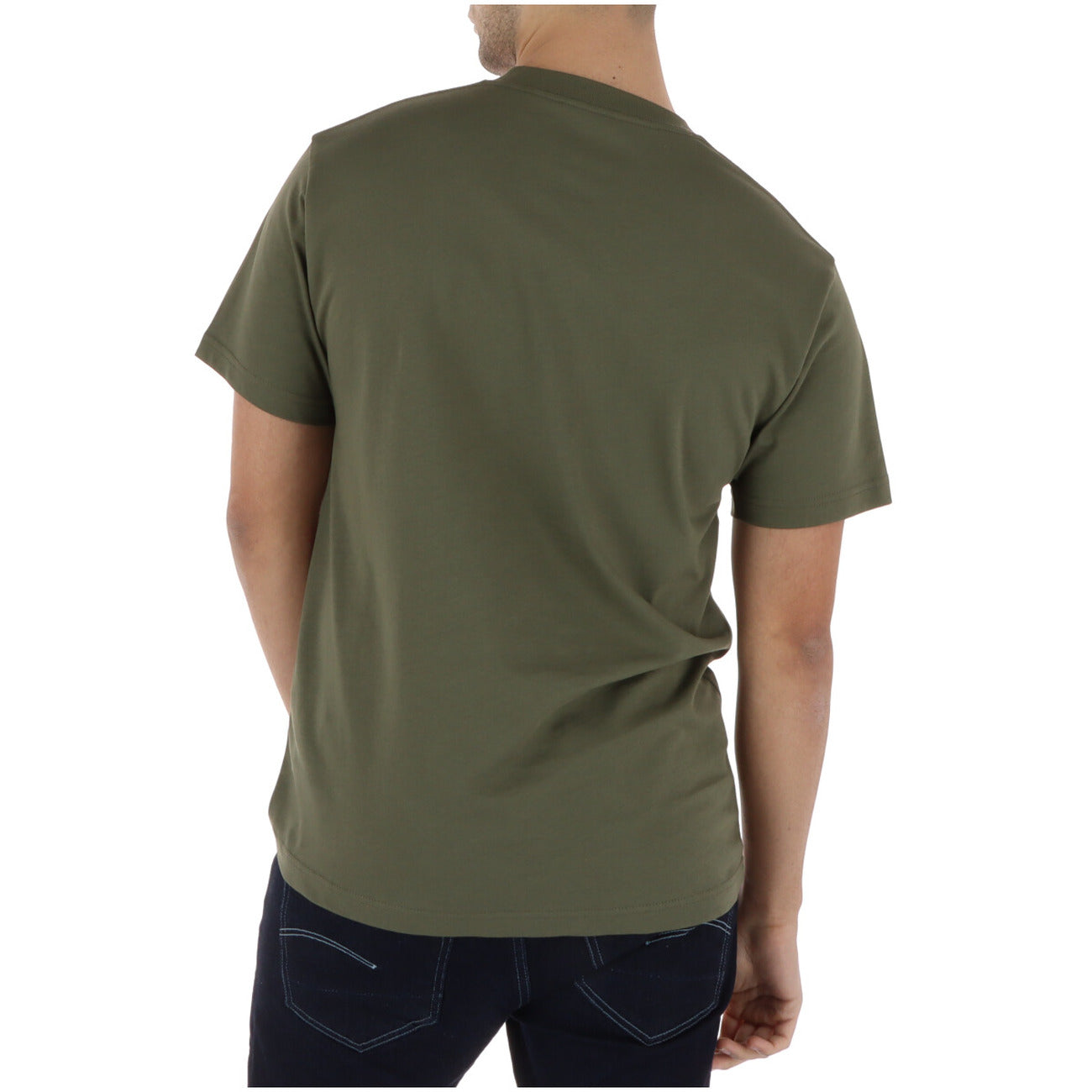 Vans T-Shirt Uomo Verde Cotone Maniche Corte