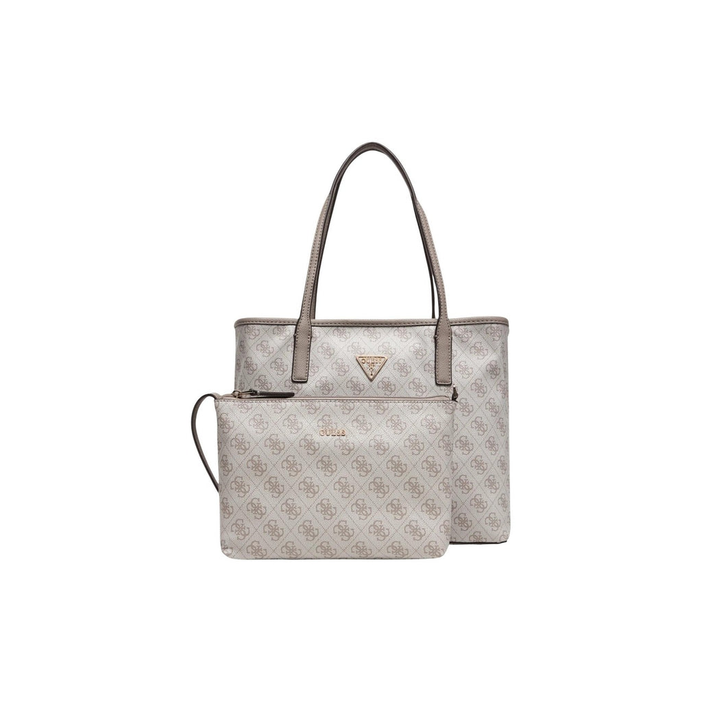 Guess Borsa Donna Grigio Stampa Poliuretano Grande - AbbiMar