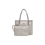 Guess Borsa Donna Grigio Stampa Poliuretano Grande - AbbiMar
