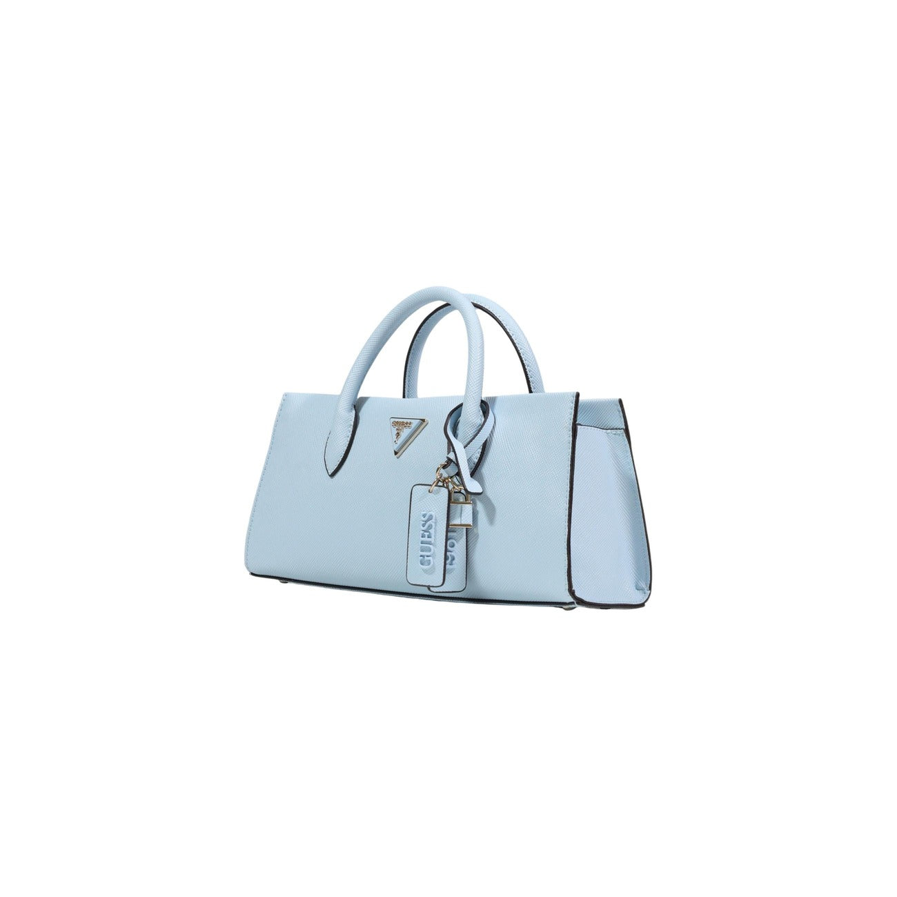 Guess Borsa Donna Azzurro Poliuretano Cerniera Tracolla - AbbiMar