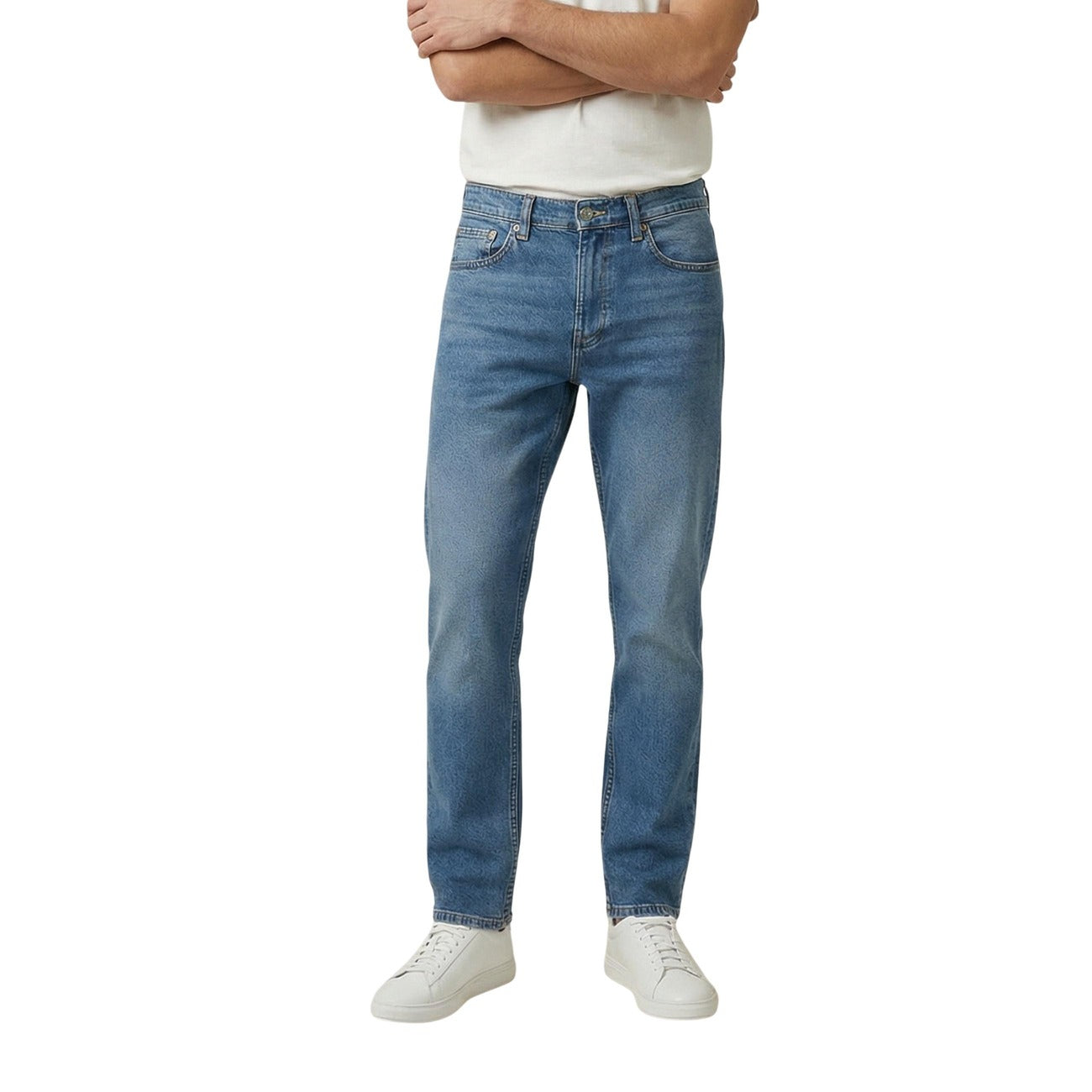 Levis® Jeans Uomo Blu Cotone Elastan Bottoni Tasche - AbbiMar