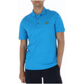 Lyle & Scott Polo Uomo Azzurro Cotone Maniche Corte - AbbiMar