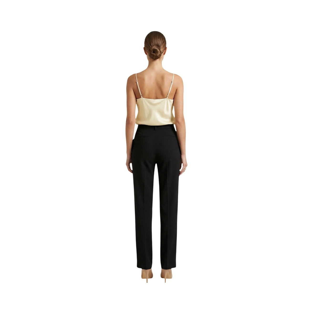 Artigli Top Donna Giallo Spalline Scollo V Made in Italy - AbbiMar