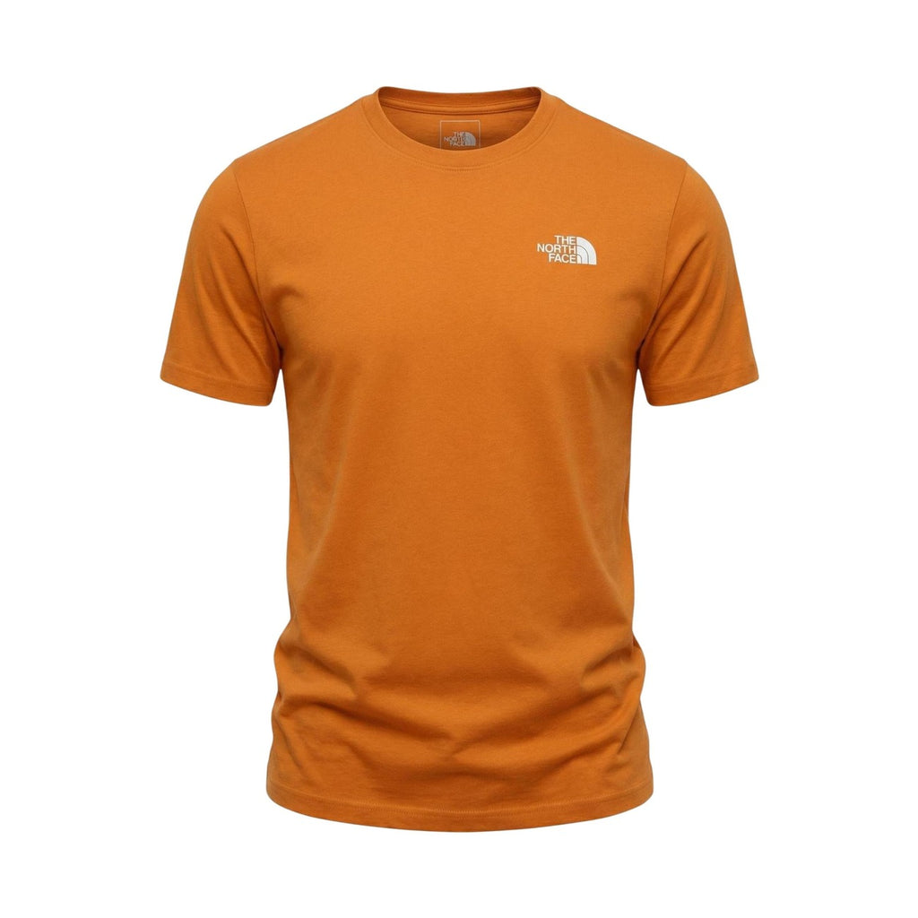 The North Face T-Shirt Uomo Arancione Stampa Maniche Corte - AbbiMar