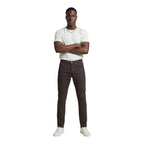 Jeckerson Pantaloni Uomo Marrone Beige Cotone Poliestere Zip - AbbiMar